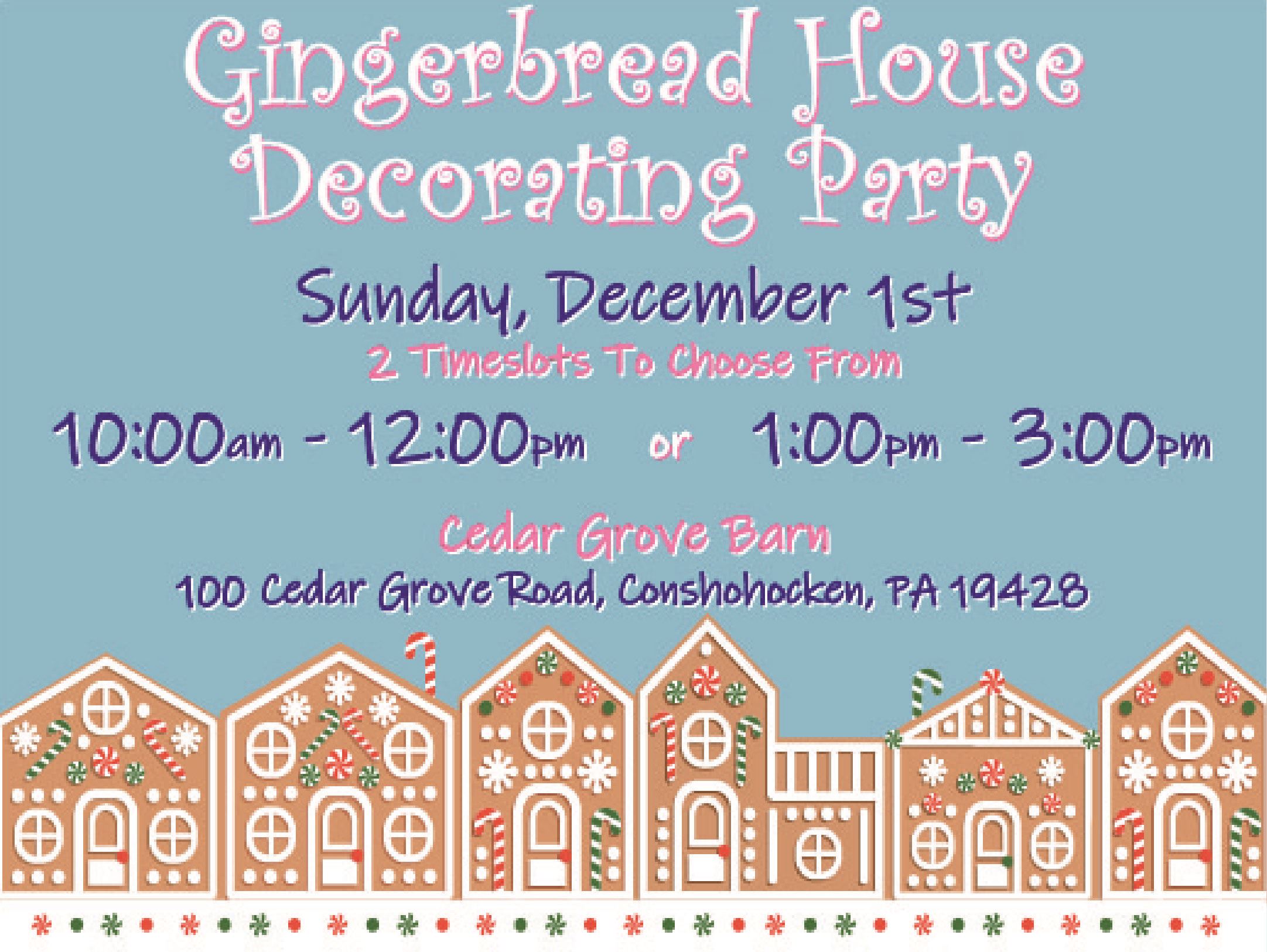 2019 Gingerbread House Decorating Party Thumbnail