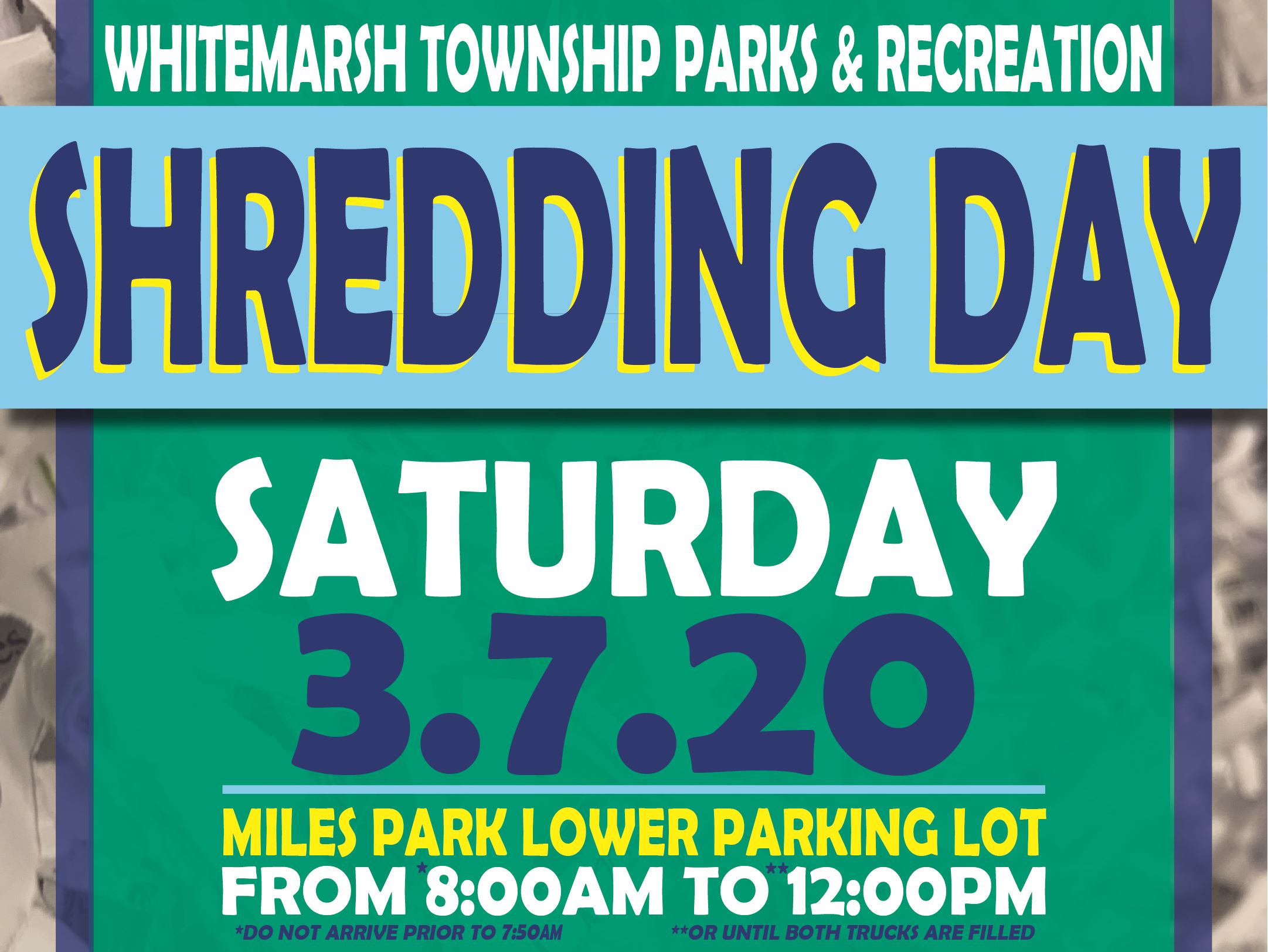 2020 Spring Shredding Thumbnail