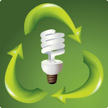Recycle Compact Fluorescent Lamp Bulbs