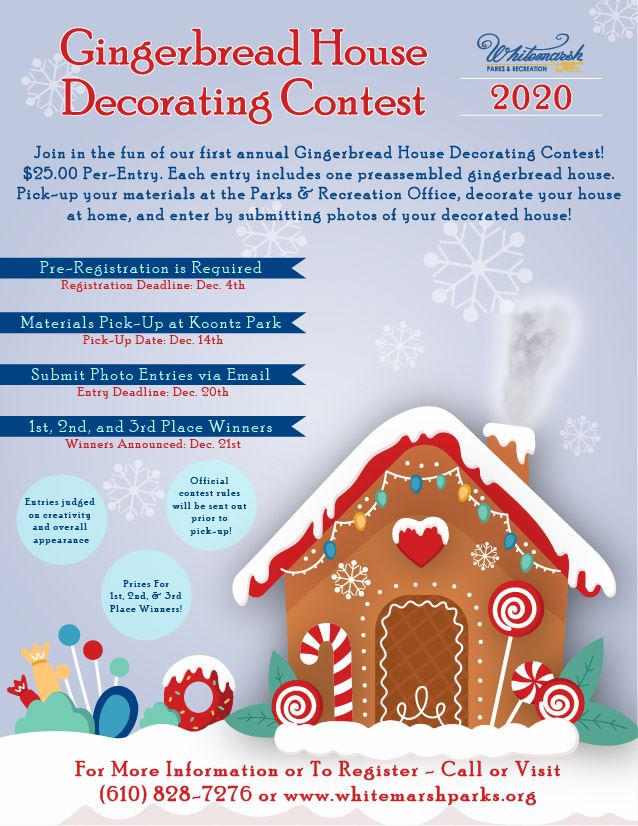 2020 Gingerbread House Decorating Contest