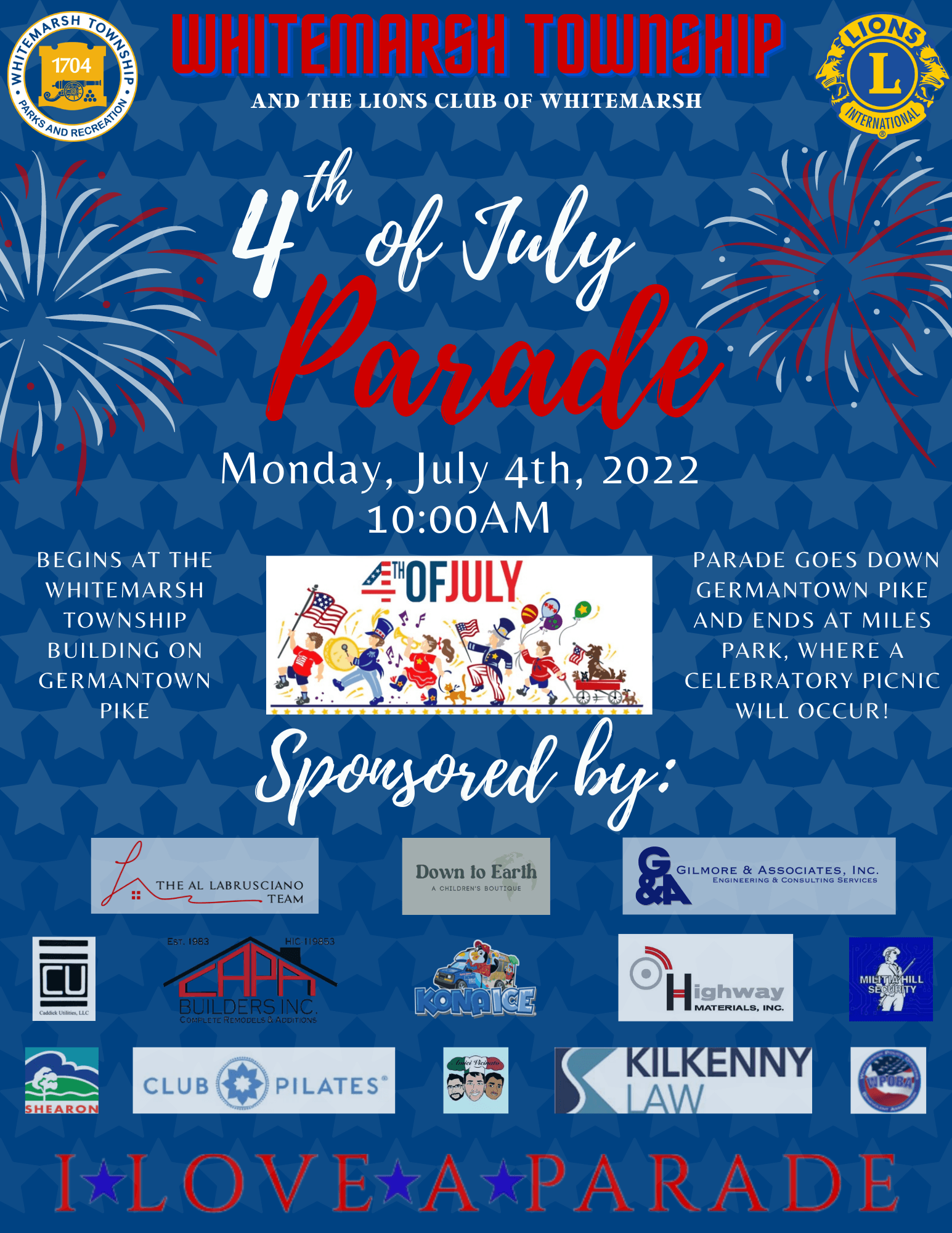 2022 4th of July Parade Flyer