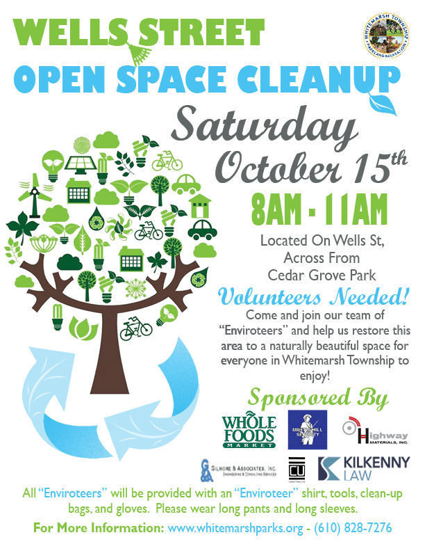 2022 Wells Street Clean Up Flyer