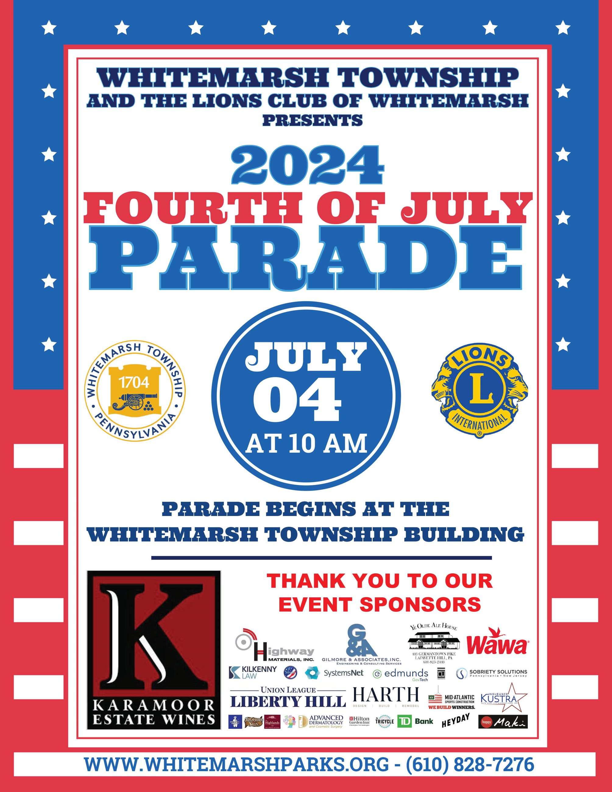 PR 4th of July Sponsors